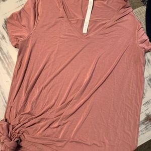 Lululemon T-shirt with side knot